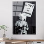 Wallity Cuadro Decorativo de Vidrio Templado Banksy UV-489 45 x 65 cm